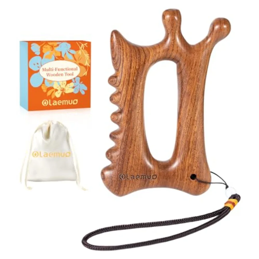 Wooden Gua Sha Tool for FaceandBody - 6 in 1 Facial Massager for Lymphatic Drainage - Guasha Body Sculpting Tools Therapy Massa
Wooden Gua Sha Tool for FaceandBody - 6 in 1 Facial Massager for Lymphatic Drainage - Guasha Body Sculpting Tools Therapy Massa