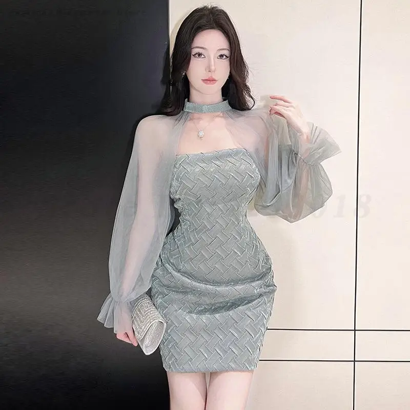 Evening Party Dress Sexy Strapless Backless Gown Slim Fit Mini Short Cheongsam Summer Fashion Vestidos Elegant Temperament Qipao
Evening Party Dress Sexy Strapless Backless Gown Slim Fit Mini Short Cheongsam Summer Fashion Vestidos Elegant Temperament Qipao