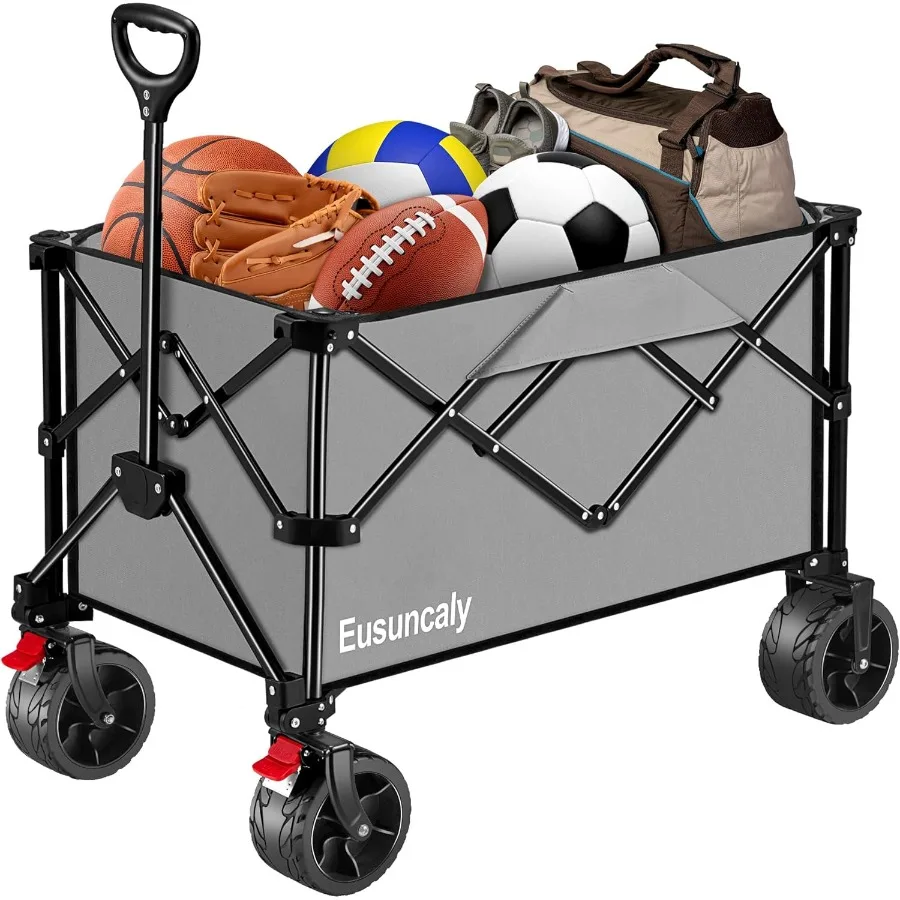 200L Huge Collapsible Folding Wagon CartMax 350LBS Heavy Duty Beach Wagon Cart with Big All-Terrain Wheels Outdoor Utility Wago
200L Huge Collapsible Folding Wagon CartMax 350LBS Heavy Duty Beach Wagon Cart with Big All-Terrain Wheels Outdoor Utility Wago