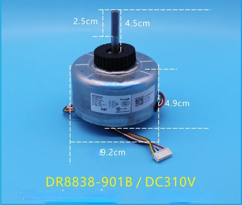 Air conditioner indoor motor plastic seal 40W 5-wire reverse DC motor original model 0010403317A
Air conditioner indoor motor plastic seal 40W 5-wire reverse DC motor original model 0010403317A