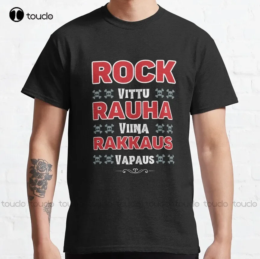 Rock, Rauha, Rakkaus, Vittu, Viina, Vapaus Classic T-Shirt Women Tshirts Custom Aldult Teen Unisex Digital Printing Tee Shirts
Rock, Rauha, Rakkaus, Vittu, Viina, Vapaus Classic T-Shirt Women Tshirts Custom Aldult Teen Unisex Digital Printing Tee Shirts