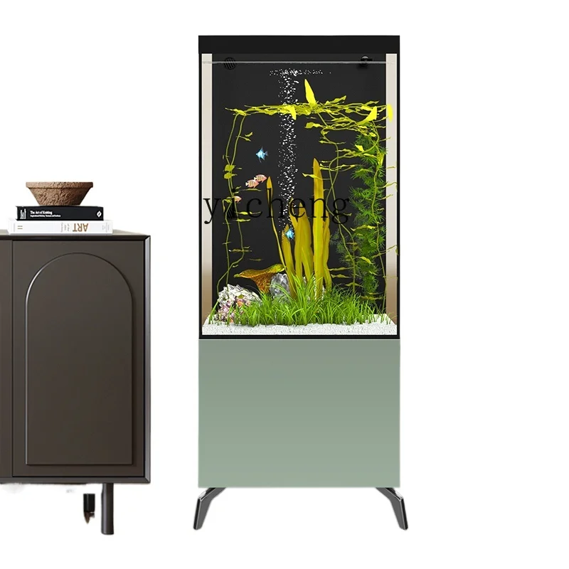 ZKfish tank living room small square tank bottom cabinet back filter ultra-white glass goldfish tank floor-to-ceiling household
ZKfish tank living room small square tank bottom cabinet back filter ultra-white glass goldfish tank floor-to-ceiling household