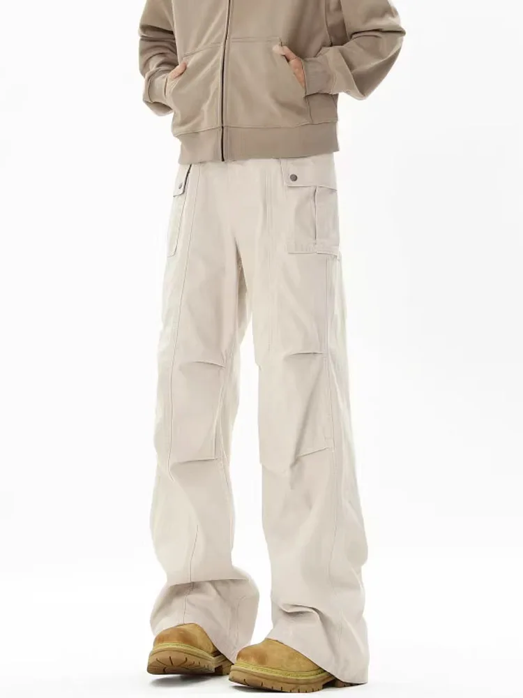 Retro American Waed Men's Work Pants Autumn Winter High Street Design ket Patchwork Straight Leg Micro Flare Long Trousers
Retro American Waed Men's Work Pants Autumn Winter High Street Design ket Patchwork Straight Leg Micro Flare Long Trousers
