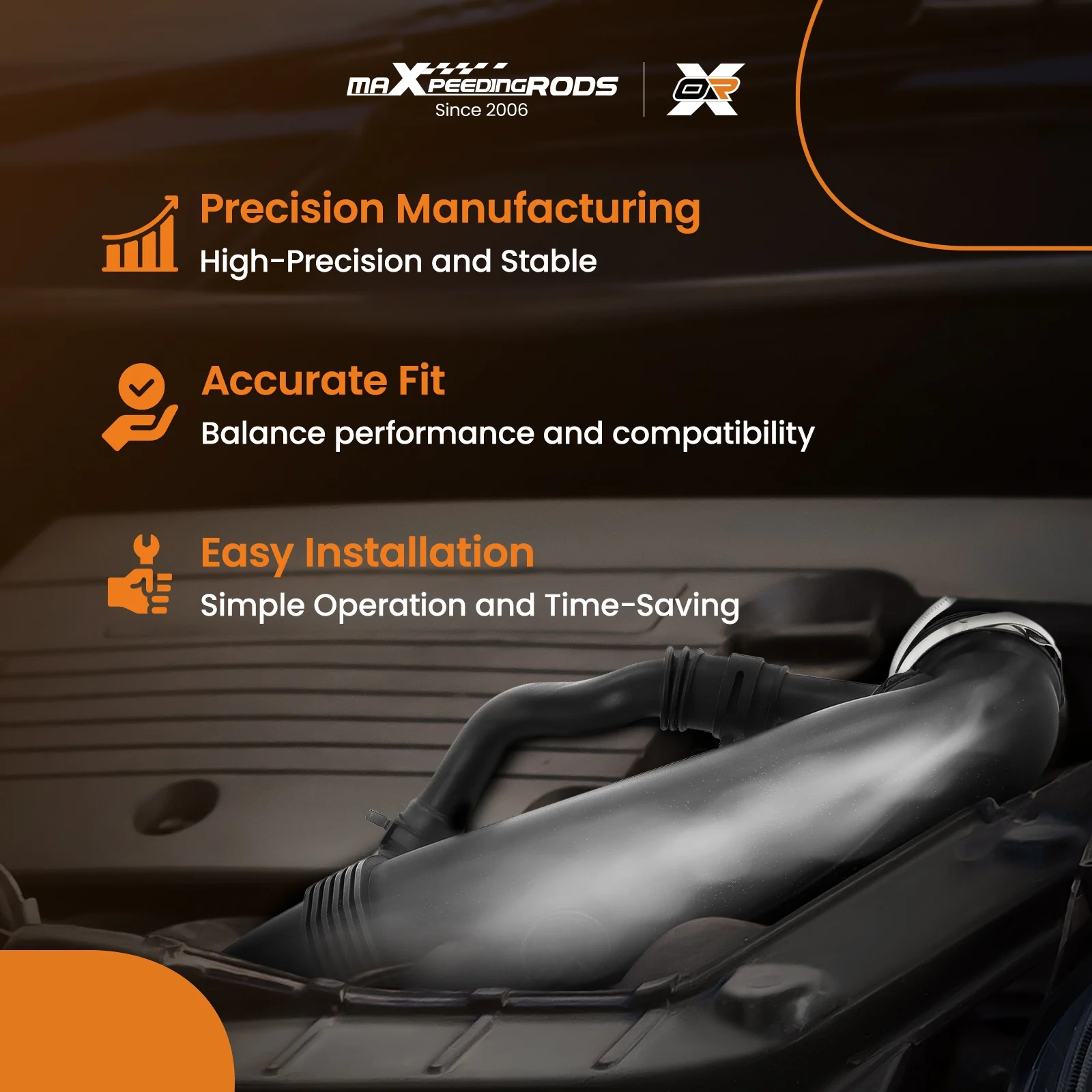 Air Intake Duct Assembly Set LR for Mercedes E500 CLS500 2003-2006 1130942182
Air Intake Duct Assembly Set LR for Mercedes E500 CLS500 2003-2006 1130942182