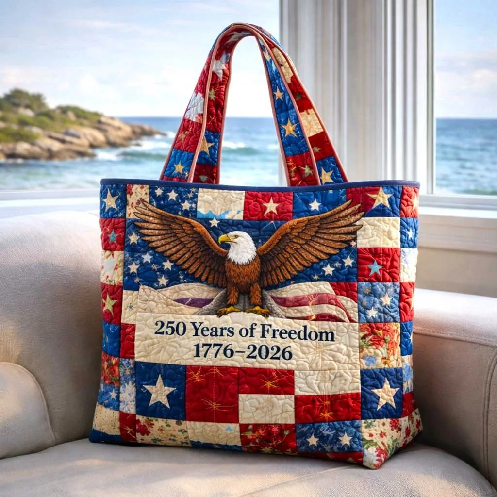 US 250th Anniversary Quilted Tote Bag Shoulder Bag for Foreign Trade New Fashionable And Stylish Bag for All Ages
US 250th Anniversary Quilted Tote Bag Shoulder Bag for Foreign Trade New Fashionable And Stylish Bag for All Ages