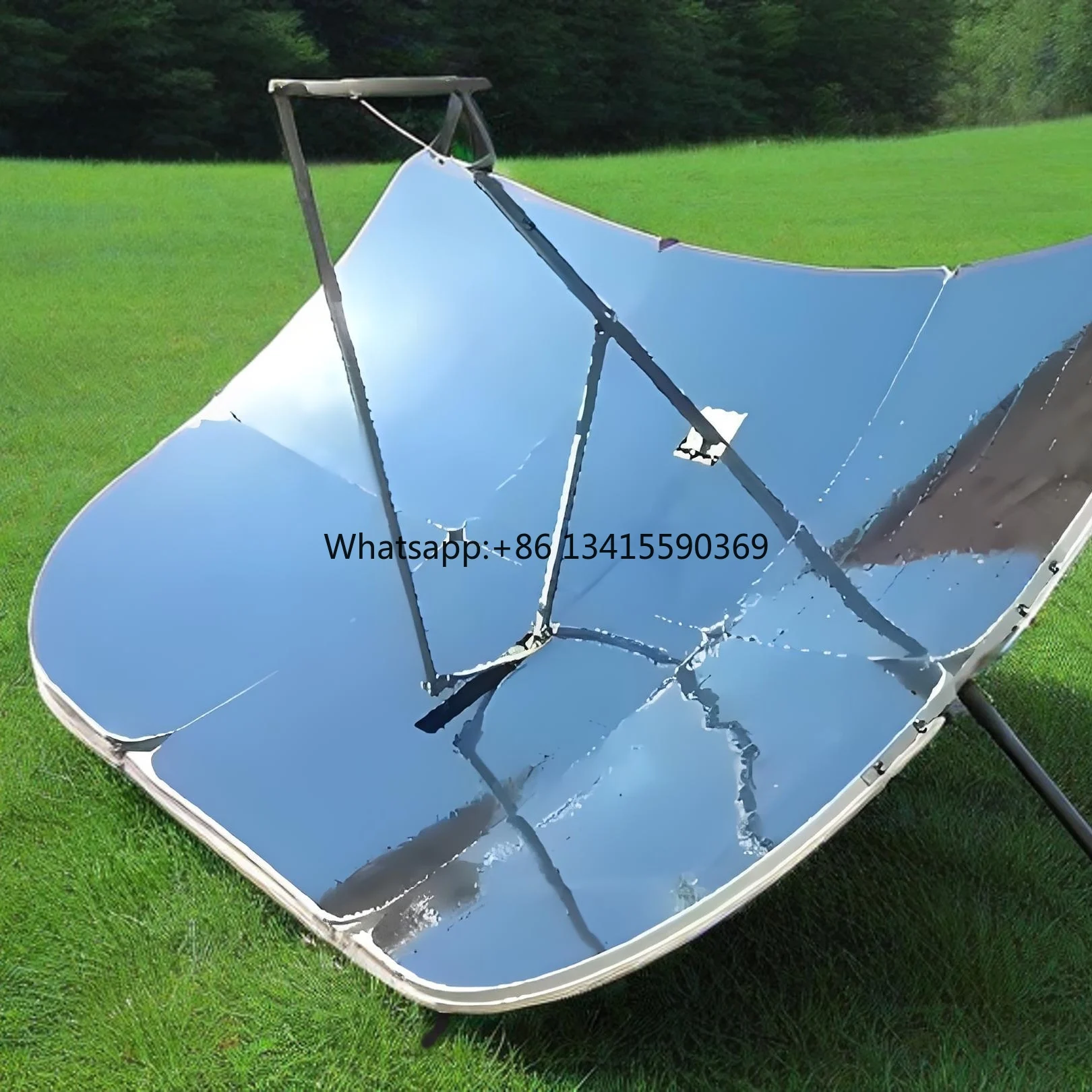 2200W High Efficiency Portable Outdoor Solar Oven Foldable Steel Parabolic Solar Cooker for Smokeless Camping & Emergency Use
2200W High Efficiency Portable Outdoor Solar Oven Foldable Steel Parabolic Solar Cooker for Smokeless Camping & Emergency Use