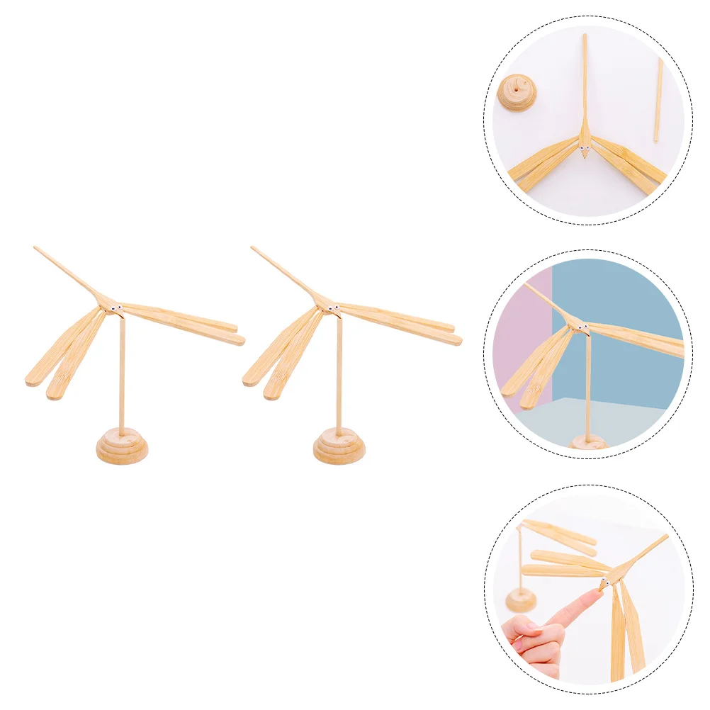 2 Pcs Helicopter Toy Bamboo Dragonfly Educational Crafts Balance Manual Kids Child
2 Pcs Helicopter Toy Bamboo Dragonfly Educational Crafts Balance Manual Kids Child