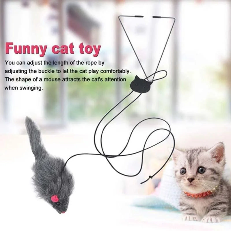 Cat Toy Self-hey Hanging Door Retractable Cat Scratch Rope Mouse Cat Stick Pet Cat Cat Supplies Hanging Door Funny Cat Supplies
Cat Toy Self-hey Hanging Door Retractable Cat Scratch Rope Mouse Cat Stick Pet Cat Cat Supplies Hanging Door Funny Cat Supplies