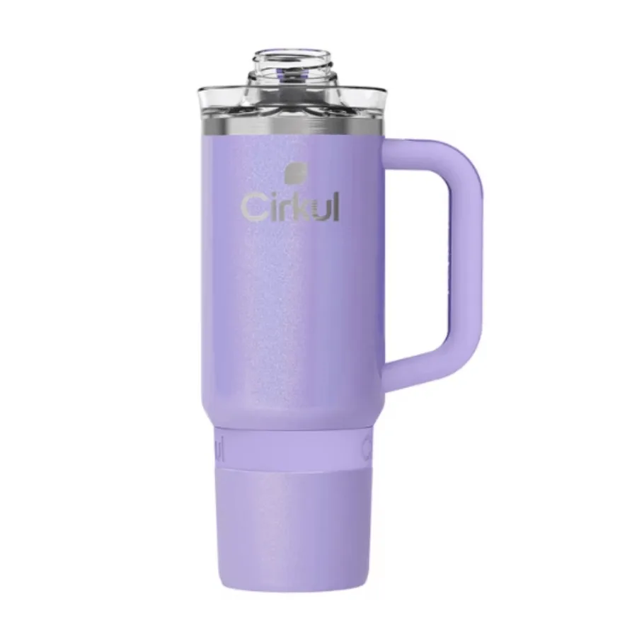 Cirkul 30oz Travel StrawSip DoubleWall Insulated Stainless Steel Tumbler with Handle Orchid Shimmer Light Purple Sparkle
Cirkul 30oz Travel StrawSip DoubleWall Insulated Stainless Steel Tumbler with Handle Orchid Shimmer Light Purple Sparkle