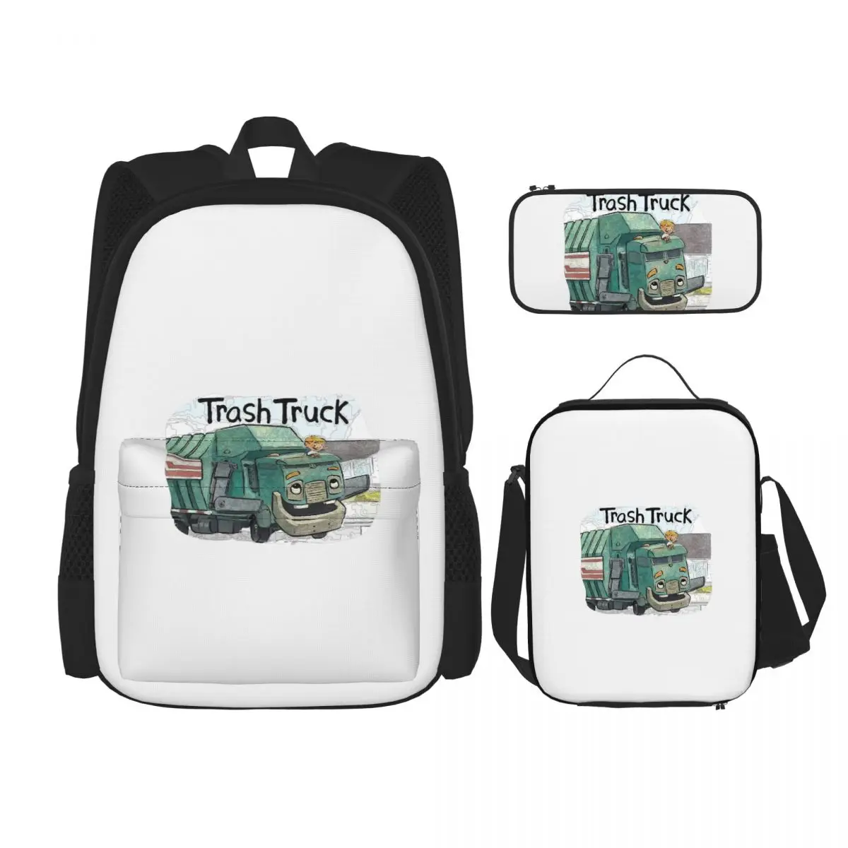 Trash Truck Cartoon Netflix Backpacks Boys Girls Bookbag Students School Bags Kids Rucksack Lunch Bag Pen Bag Three-Piece Set
Trash Truck Cartoon Netflix Backpacks Boys Girls Bookbag Students School Bags Kids Rucksack Lunch Bag Pen Bag Three-Piece Set