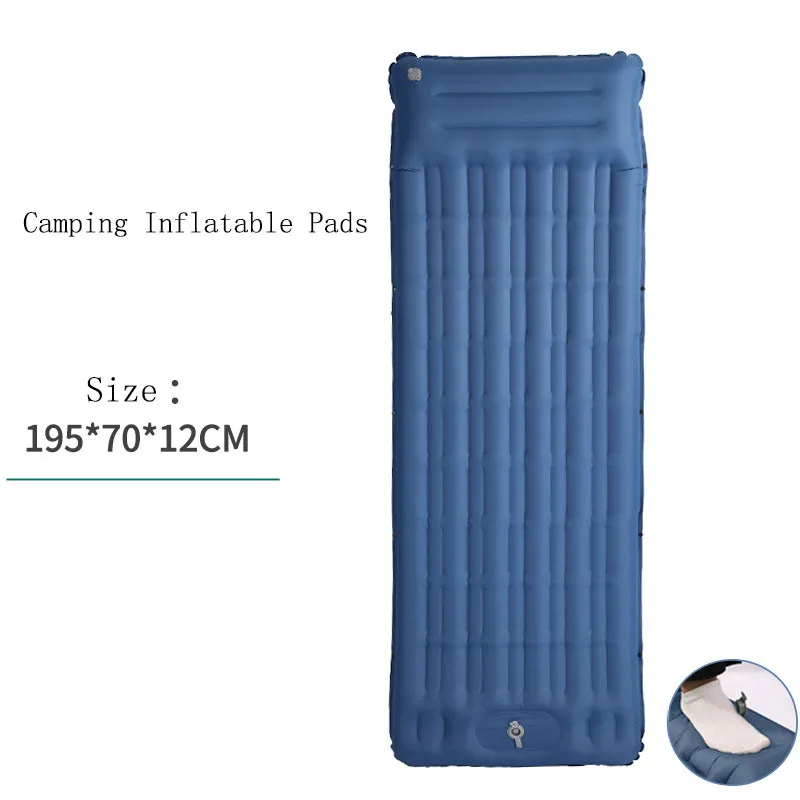 Outdoor Camping Inflatable Air Tourist Mat Hiking Sleeping Bed Single Self-inflating Sea Mattress Portable Equipment 195x70x12cm
Outdoor Camping Inflatable Air Tourist Mat Hiking Sleeping Bed Single Self-inflating Sea Mattress Portable Equipment 195x70x12cm