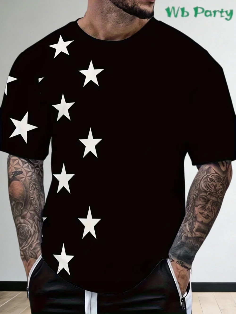 Men's Fashion Pentagram Graphic 3D Print T-Shirt Round Neck Short Sleeve Comfortable Summer Casual Loose Daily Wear Men Clothing
Men's Fashion Pentagram Graphic 3D Print T-Shirt Round Neck Short Sleeve Comfortable Summer Casual Loose Daily Wear Men Clothing