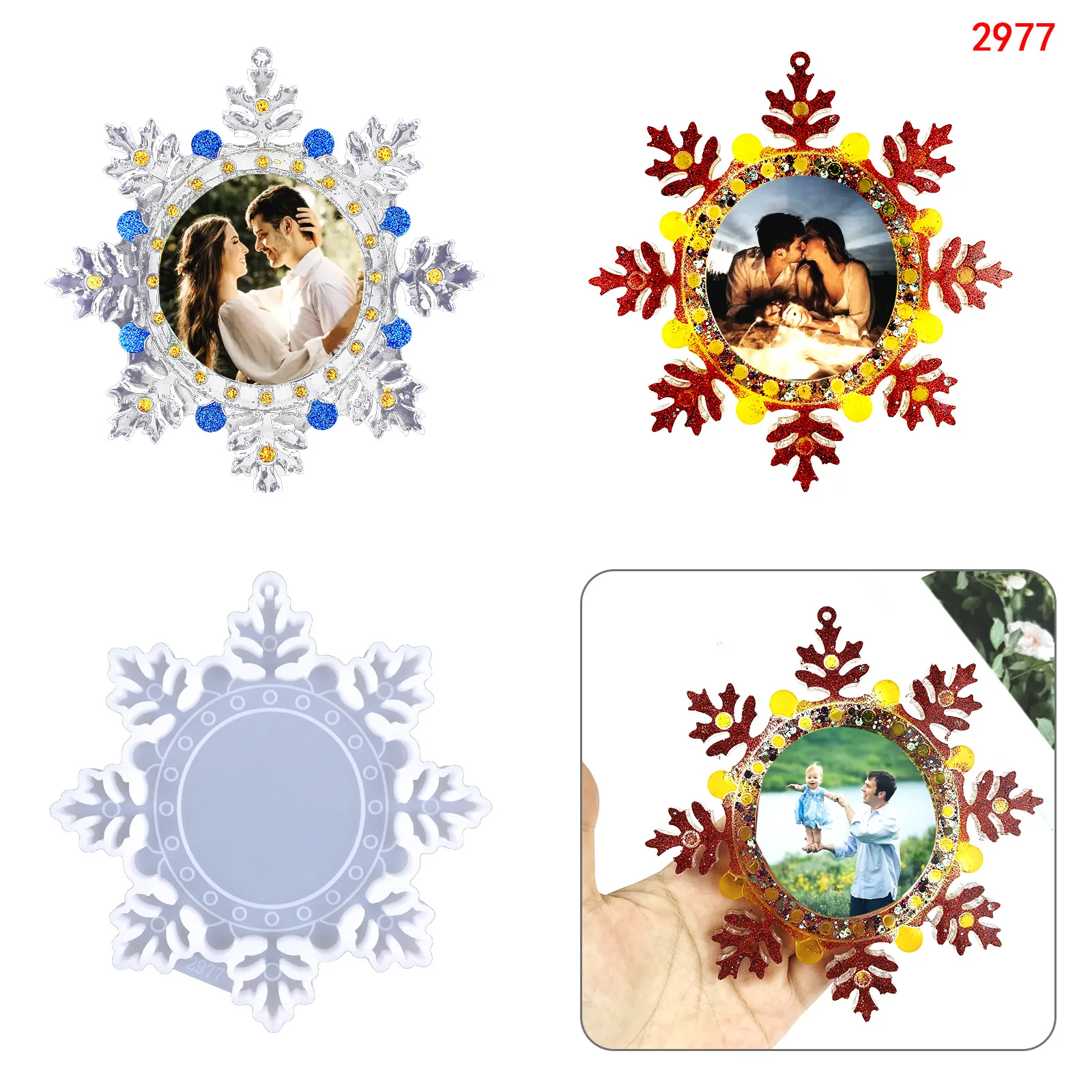 Christmas Photo Picture Frame Silicone Mold Casting Epoxy Resin Molds DIY Craft Supplies Home Decoration Gift Making
Christmas Photo Picture Frame Silicone Mold Casting Epoxy Resin Molds DIY Craft Supplies Home Decoration Gift Making
