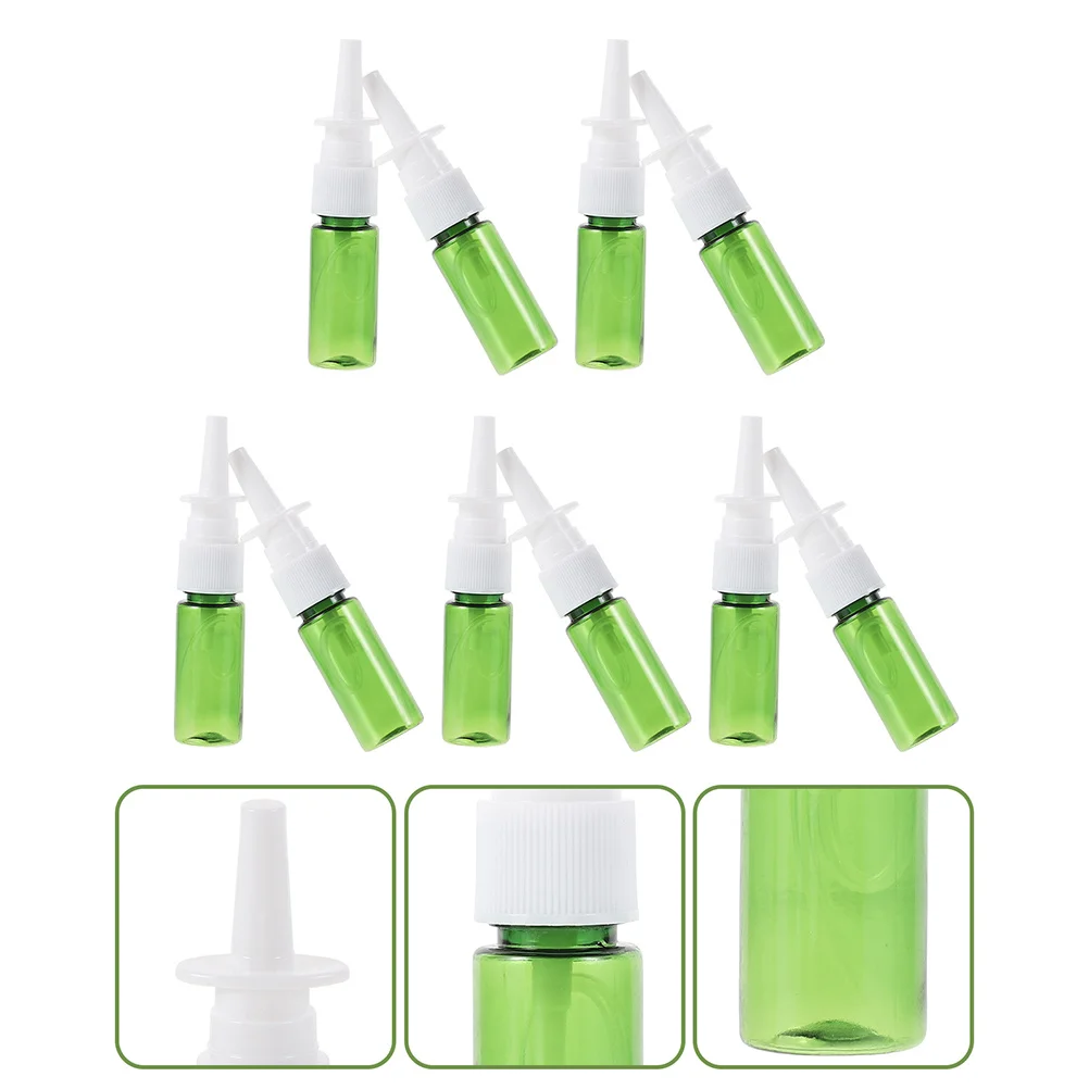 15Pcs Nasal Spray Bottles Refillable Compact Leak-Resistant Small Sub Bottles Multipurpose for Essential Oils Medical Use
15Pcs Nasal Spray Bottles Refillable Compact Leak-Resistant Small Sub Bottles Multipurpose for Essential Oils Medical Use