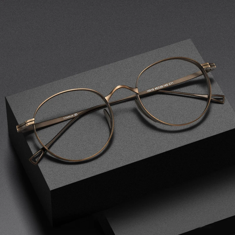 Japanese Brand Reproduction Ultralight Pure Titanium Eyewear Women Men Oval Comfortable Glasses KMN113 Same Design Retro Frame
Japanese Brand Reproduction Ultralight Pure Titanium Eyewear Women Men Oval Comfortable Glasses KMN113 Same Design Retro Frame