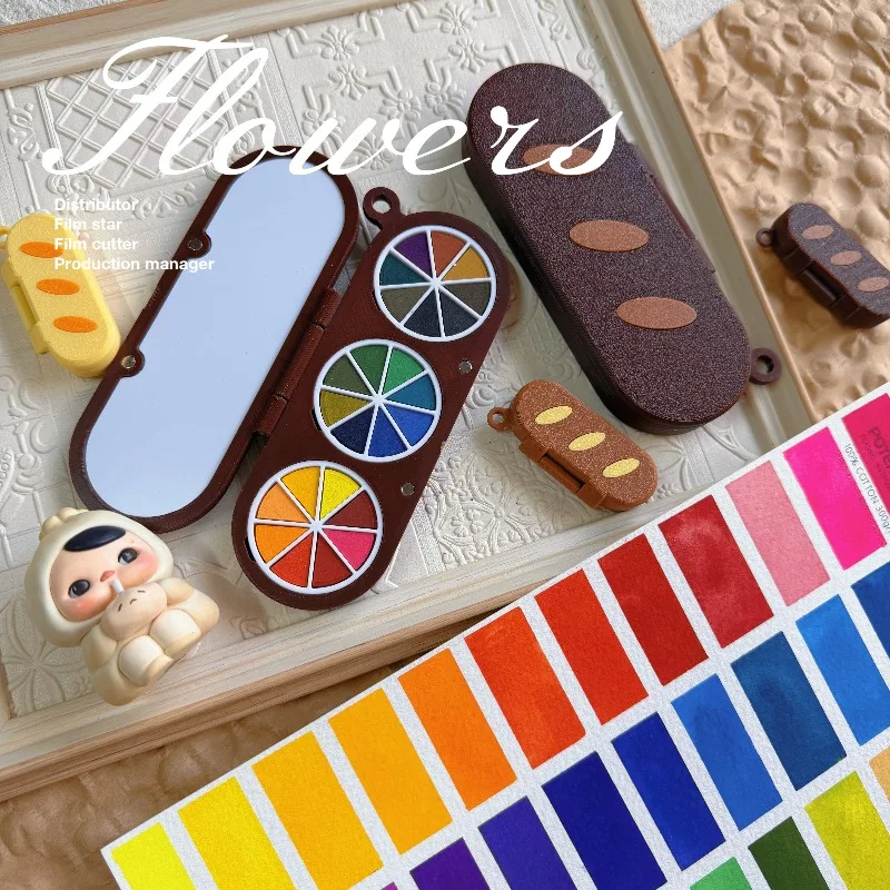 24 Colors Holbein Opaque Solid Watercolor One-eighth Watercolor Box Portable Watercolor Palette Art Supplies for Artist
24 Colors Holbein Opaque Solid Watercolor One-eighth Watercolor Box Portable Watercolor Palette Art Supplies for Artist