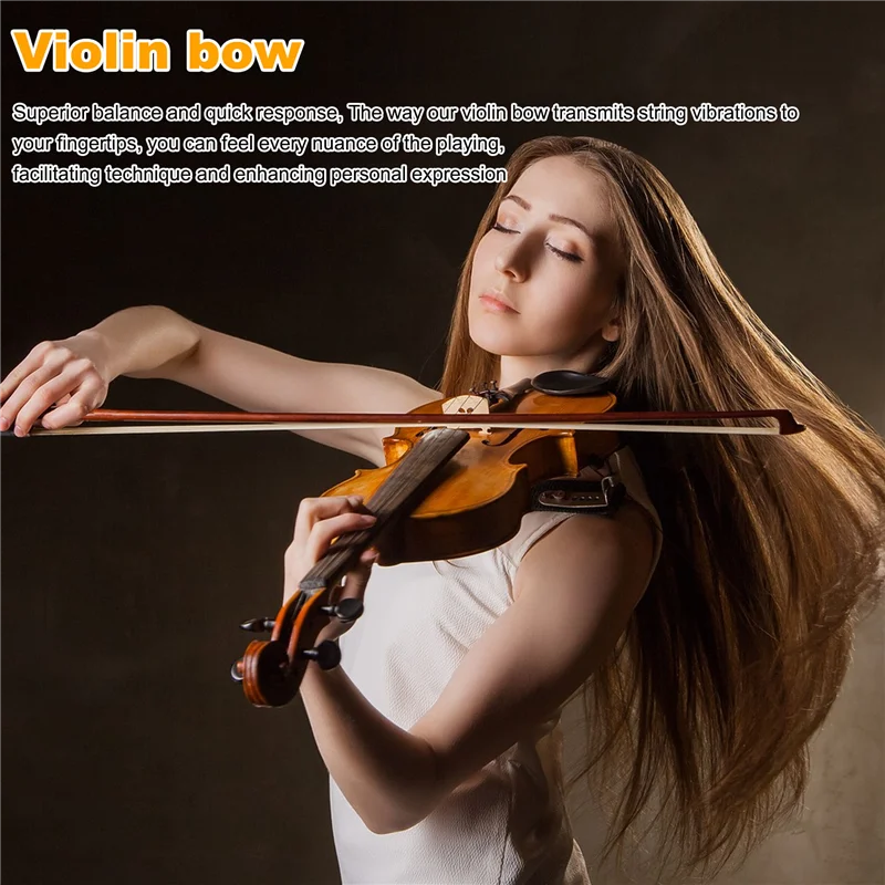 A69P-Black Octagonal Bow Children Playing Durable Violin Bow Musical Instruments 4/4 Portable Learn Practice Bow
A69P-Black Octagonal Bow Children Playing Durable Violin Bow Musical Instruments 4/4 Portable Learn Practice Bow