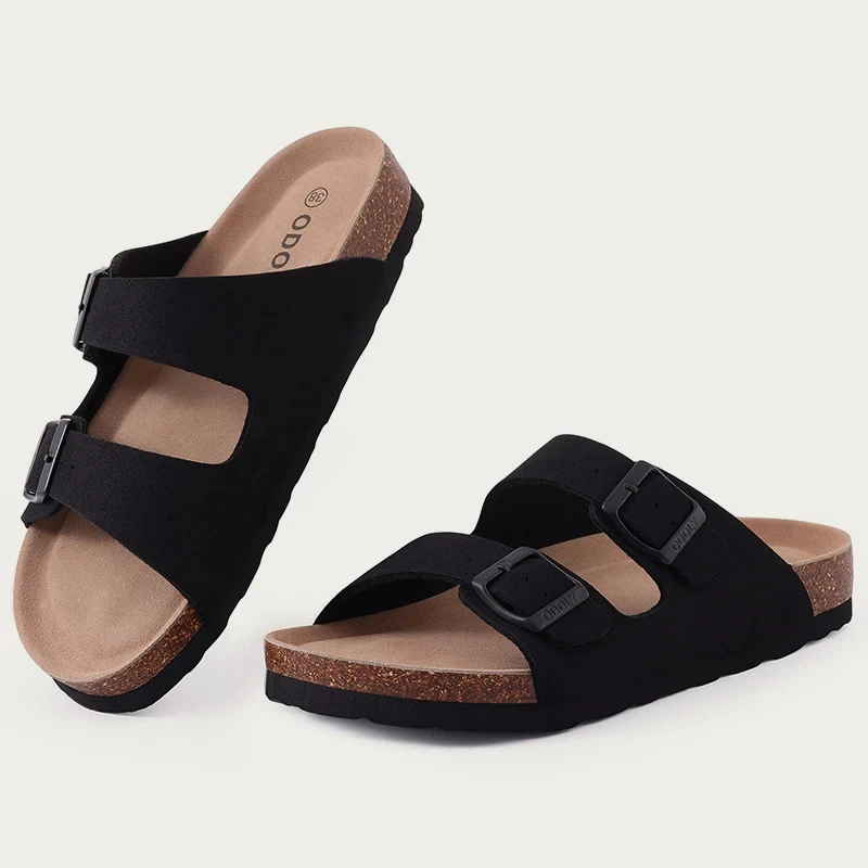 Pallene Classic Platform Cork Slippers For Women Men Fashion Flats Slippers Summer Couple Beach Sandals With Adjustable Buckle
Pallene Classic Platform Cork Slippers For Women Men Fashion Flats Slippers Summer Couple Beach Sandals With Adjustable Buckle