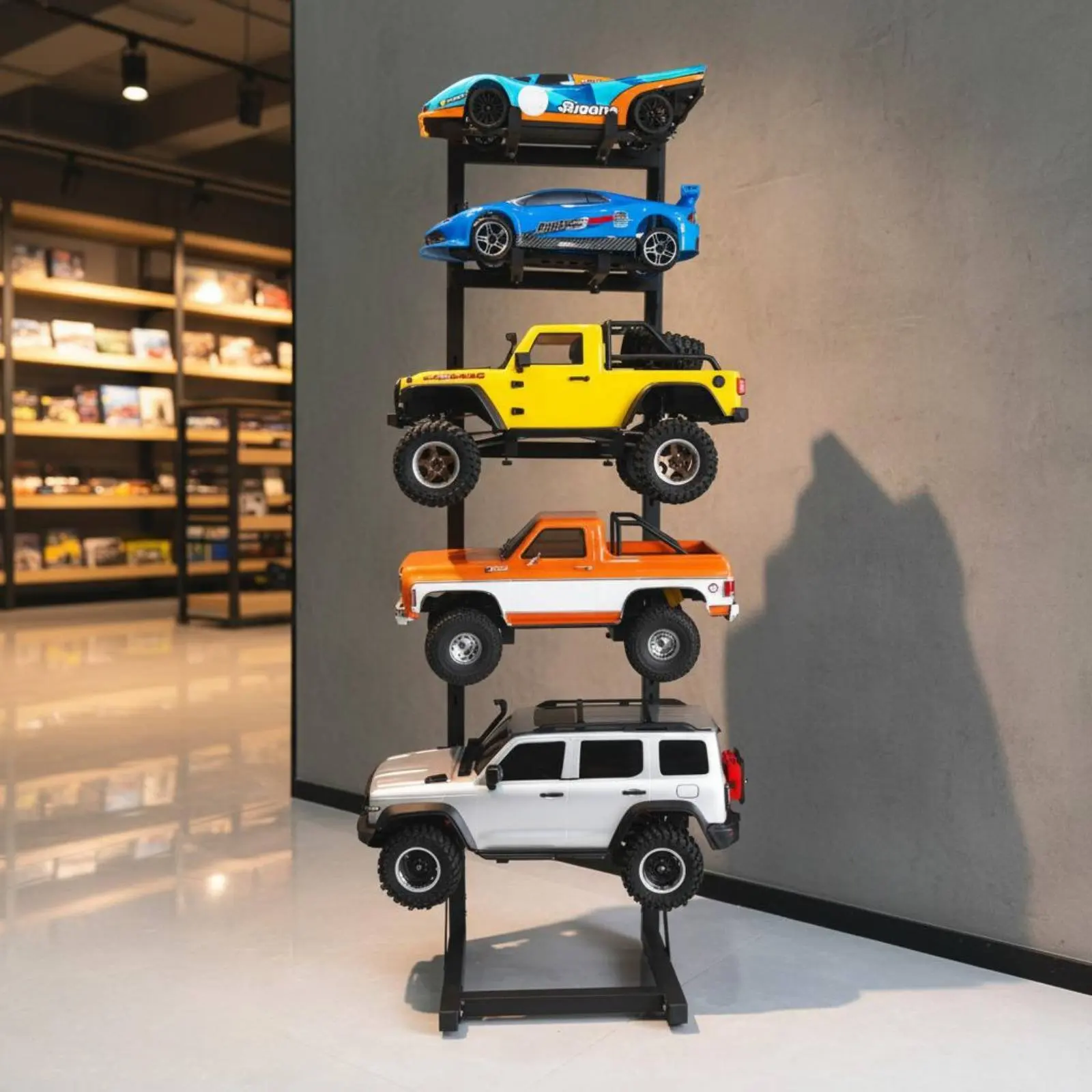 Model Car Display Shelf Detachable Collectible Car Stand Multi-Layer Display Rack Sturdy Home Storage Easy to Clean for Showcase
Model Car Display Shelf Detachable Collectible Car Stand Multi-Layer Display Rack Sturdy Home Storage Easy to Clean for Showcase