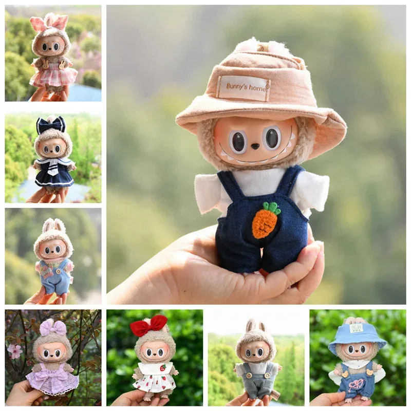 17cm Cute Mini Plush Doll'S Clothes Outfit Accessories For Korea Kpop Exo Labubu Idol Dolls Overalls Hat Clothing DIY Kids Gift
17cm Cute Mini Plush Doll'S Clothes Outfit Accessories For Korea Kpop Exo Labubu Idol Dolls Overalls Hat Clothing DIY Kids Gift