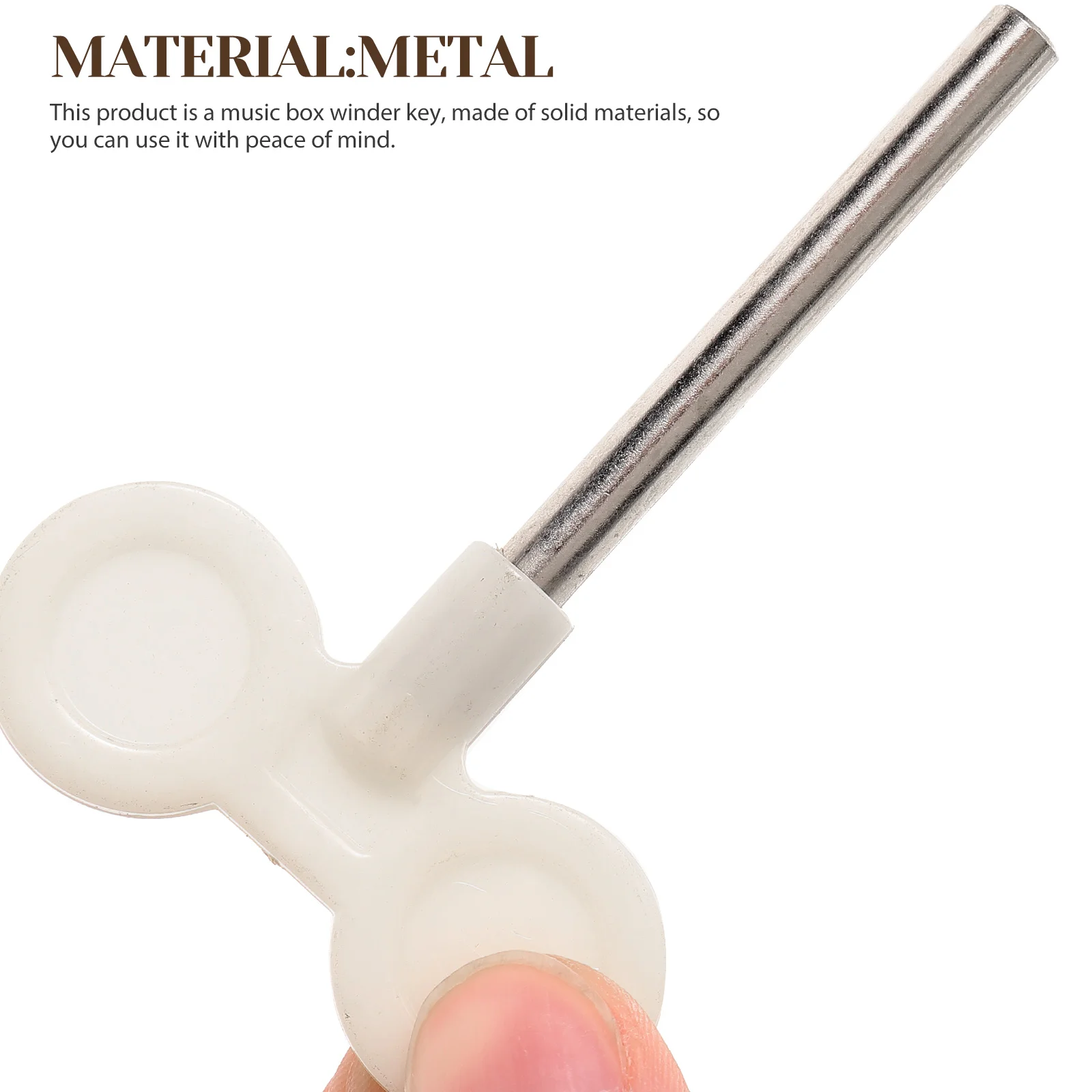 2Pcs 45mm Winding Keys for Music Box with 27mm Metal Rod Perfect for Repair and Customization
2Pcs 45mm Winding Keys for Music Box with 27mm Metal Rod Perfect for Repair and Customization