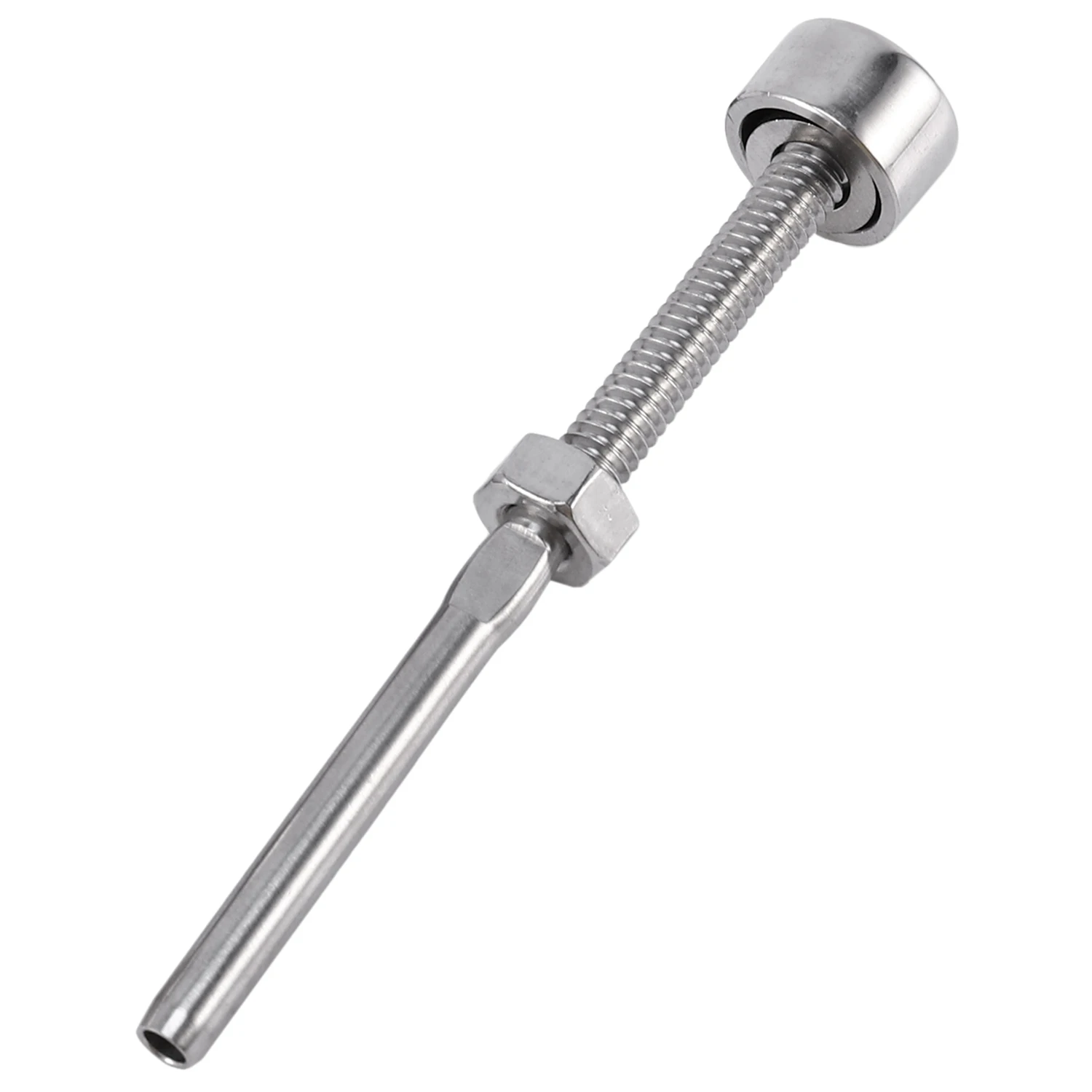 AT44-10 Pack Brushed 316 Stainless Steel Dome End Caps Swage Threaded Cable Tensioner For For 1/8 Inch Cable Deck Railing System
AT44-10 Pack Brushed 316 Stainless Steel Dome End Caps Swage Threaded Cable Tensioner For For 1/8 Inch Cable Deck Railing System