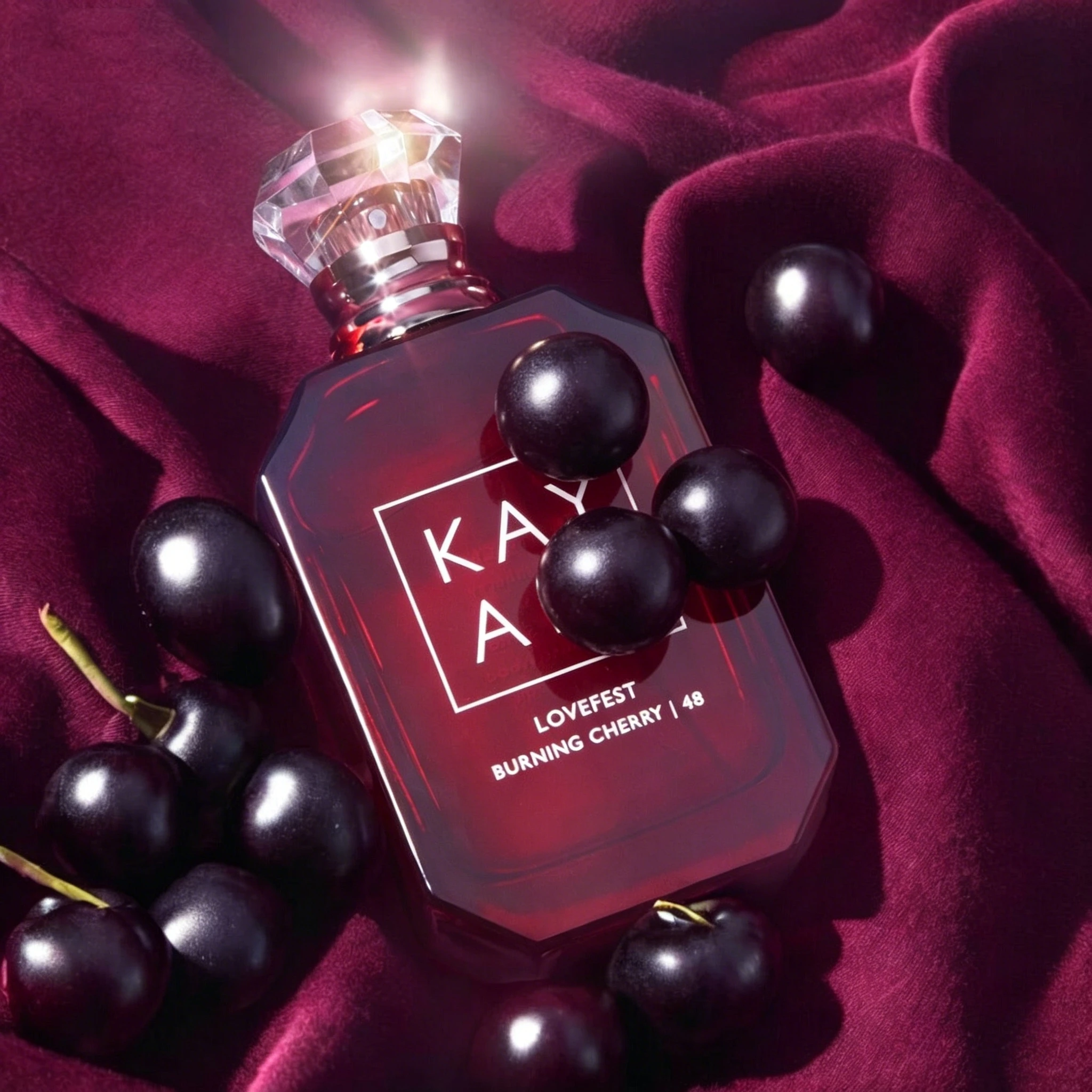 LOVEFEST BURNING CHERRY | 48 For Unisex Eau de Parfum, Long-Lasting Oriental Woody, Warm Cherry Praline & Palo Santo, Cozy Fall Winter Scent, Luxury Gift for All
LOVEFEST BURNING CHERRY | 48 For Unisex Eau de Parfum, Long-Lasting Oriental Woody, Warm Cherry Praline & Palo Santo, Cozy Fall Winter Scent, Luxury Gift for All