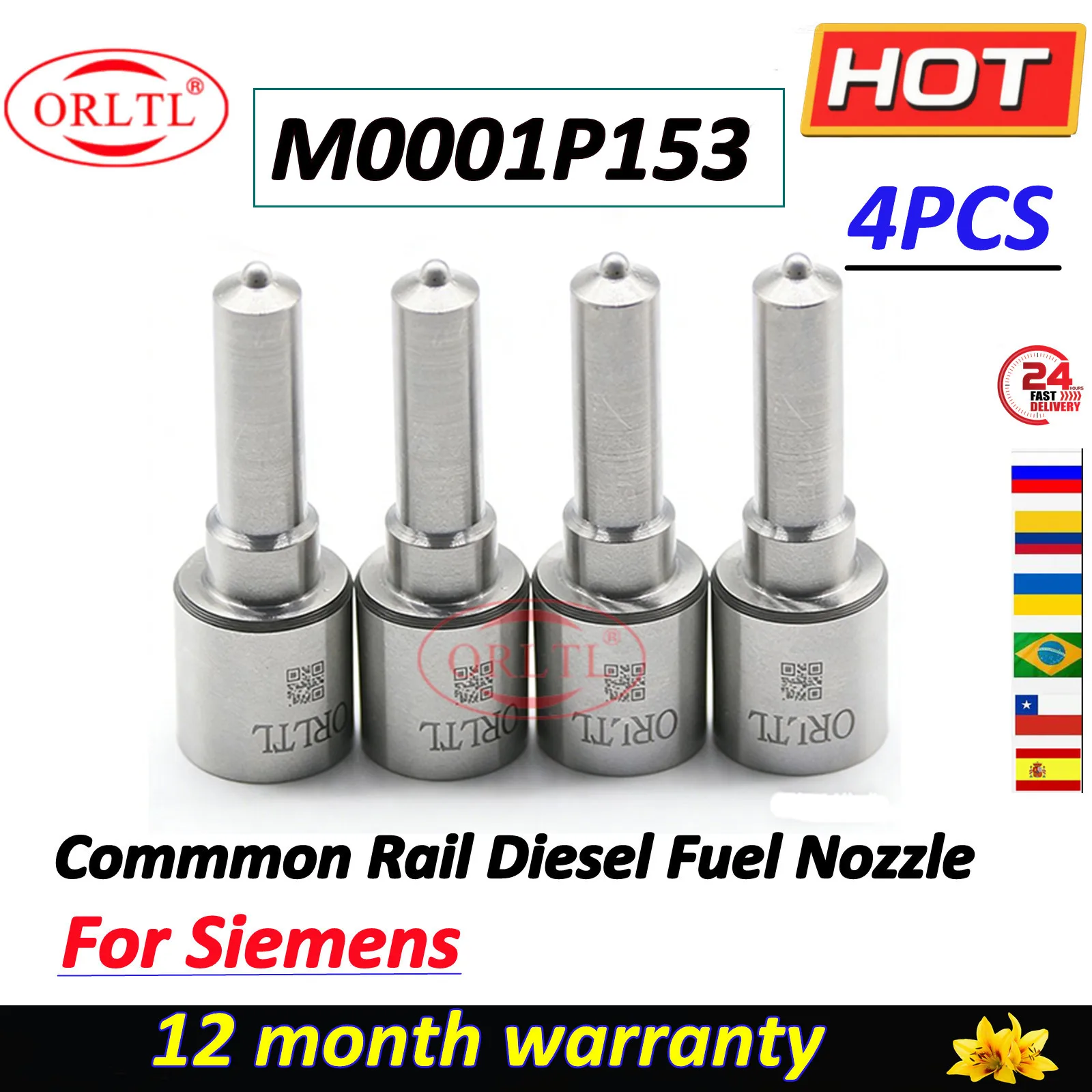 4PCS 5WS40252 M0001P153 Diesel Nozzle For Siemens Injector Sprayer Nozzle IB5WS40252 A2C59513553 IB-5WS-40252 7H2Q-9K546-CB
4PCS 5WS40252 M0001P153 Diesel Nozzle For Siemens Injector Sprayer Nozzle IB5WS40252 A2C59513553 IB-5WS-40252 7H2Q-9K546-CB