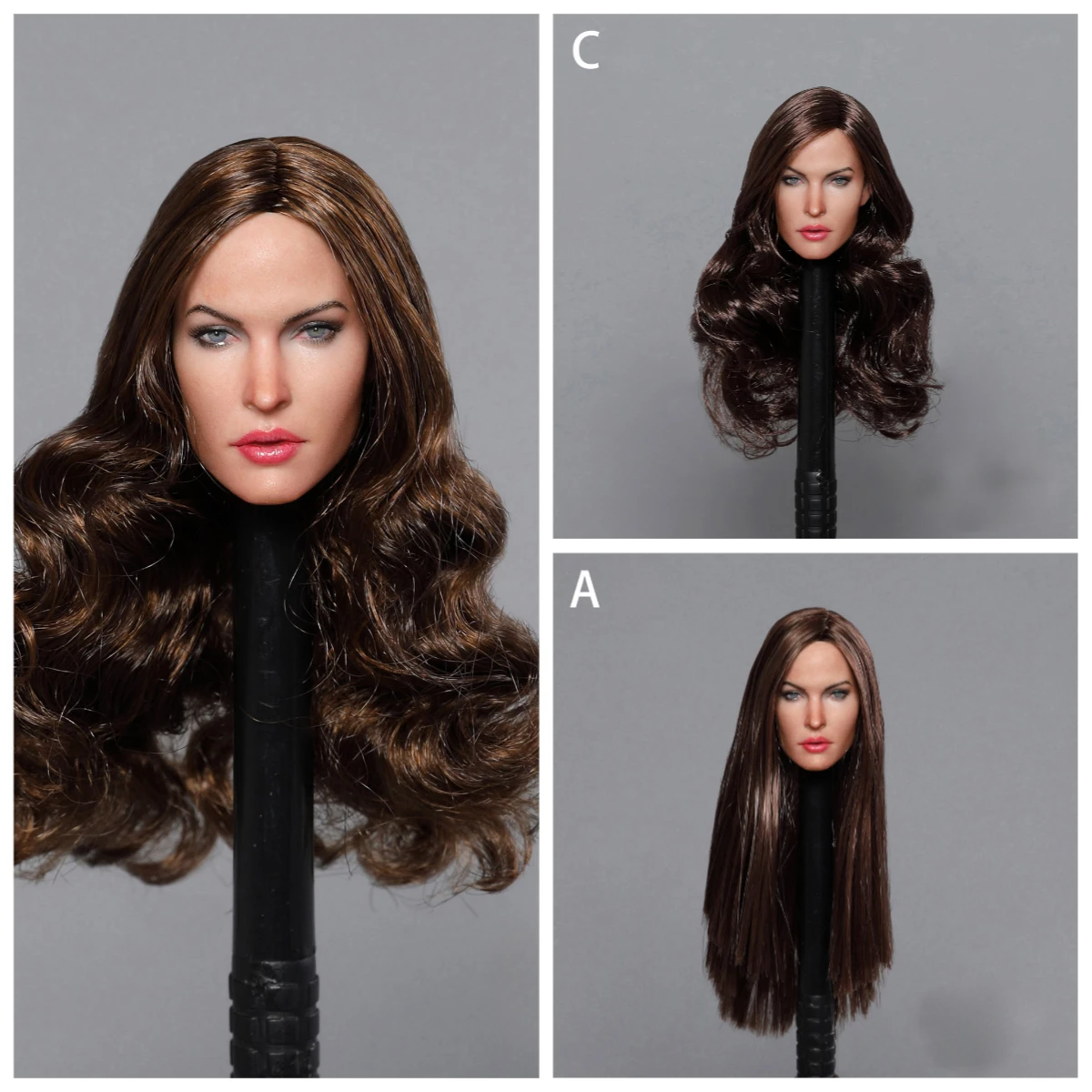 GACTOYS GC029 1/6 Scale Head Carving Long Hair Simulation Sculpture Model for 12in Soldier Toy Figure Female Body
GACTOYS GC029 1/6 Scale Head Carving Long Hair Simulation Sculpture Model for 12in Soldier Toy Figure Female Body
