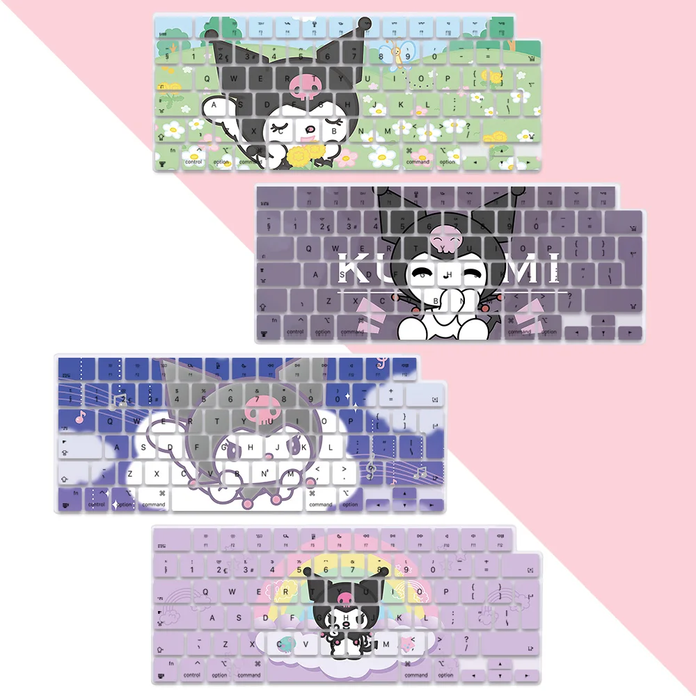 Cute anime Kuromi EU Layout Soft Silicone Keyboard Cover for Macbook pro 14 M2 M3 A2442 A2485 A2779 A2780 A2991 Air M2 M3 A2681
Cute anime Kuromi EU Layout Soft Silicone Keyboard Cover for Macbook pro 14 M2 M3 A2442 A2485 A2779 A2780 A2991 Air M2 M3 A2681