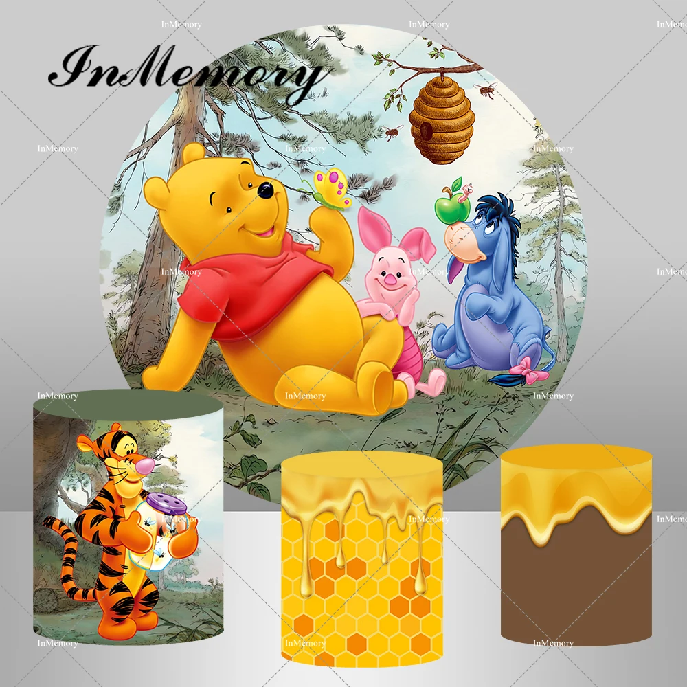 Honey Tree Winnie The Pooh Circle Round Backdrop Cover Cartoon Kids Baby Shower Birthday Party Backgrounds Plinth Covers
Honey Tree Winnie The Pooh Circle Round Backdrop Cover Cartoon Kids Baby Shower Birthday Party Backgrounds Plinth Covers