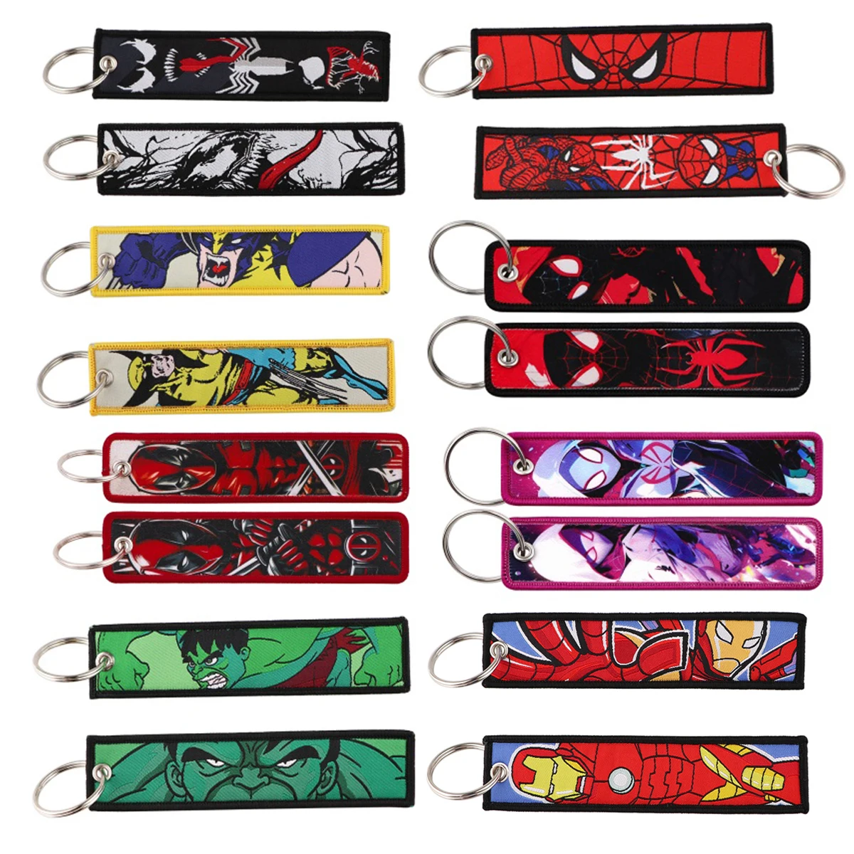 Cool Man Embroidery Key Fobs Hero Key Chain for Women Men Gifts and Cars Key Tag Cosplay Accessories Key Ring Pendant
Cool Man Embroidery Key Fobs Hero Key Chain for Women Men Gifts and Cars Key Tag Cosplay Accessories Key Ring Pendant