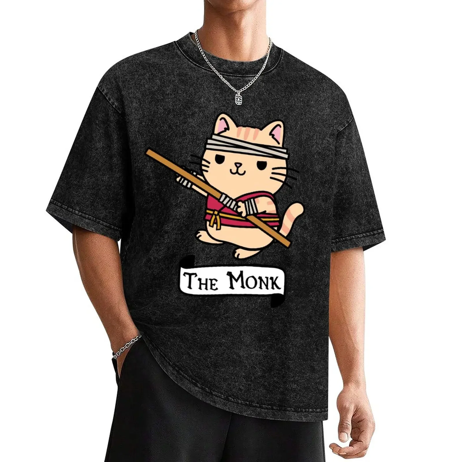 The Monk DnD Cat Tabaxi Monk T-Shirt custom shirt oversized t shirt blanks shirts graphic tee men
The Monk DnD Cat Tabaxi Monk T-Shirt custom shirt oversized t shirt blanks shirts graphic tee men