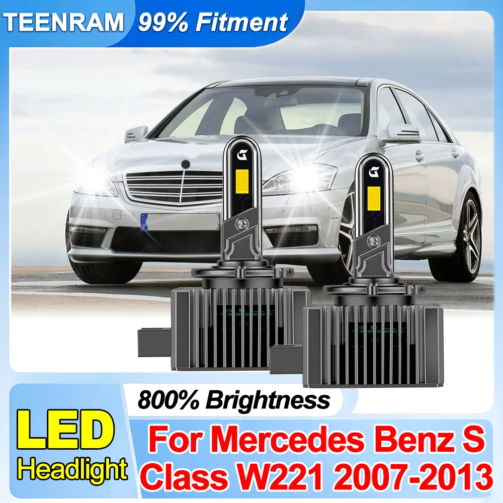 D1S HID Xenon LED Headlamp Bulb 6000K White Super Bright 12V For Mercedes Benz S Class W221 2007 2008 2009 2010 2011 2012 2013
D1S HID Xenon LED Headlamp Bulb 6000K White Super Bright 12V For Mercedes Benz S Class W221 2007 2008 2009 2010 2011 2012 2013