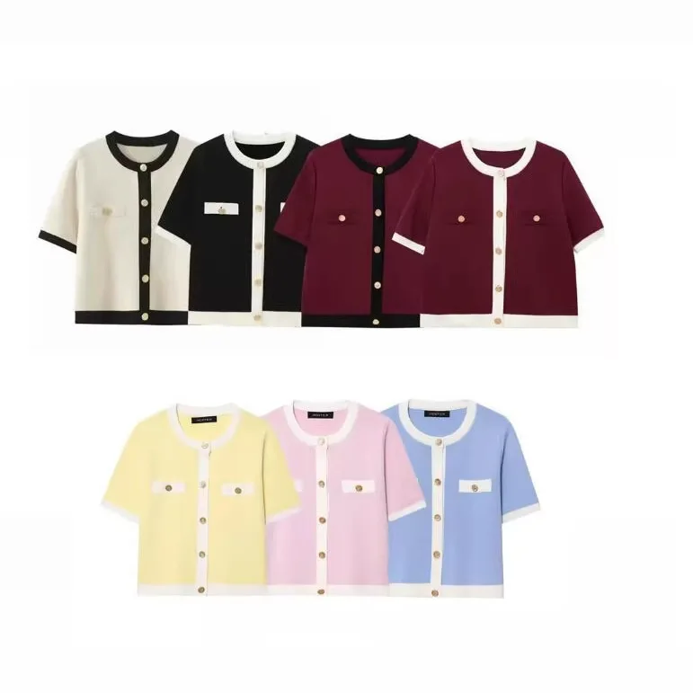 New Fashionable Casual round Neck Short Sleeve Knitted Jacket Women's Outerwear Simple Style Slim Fit Open Cardigan Spring Se...
New Fashionable Casual round Neck Short Sleeve Knitted Jacket Women's Outerwear Simple Style Slim Fit Open Cardigan Spring Se...