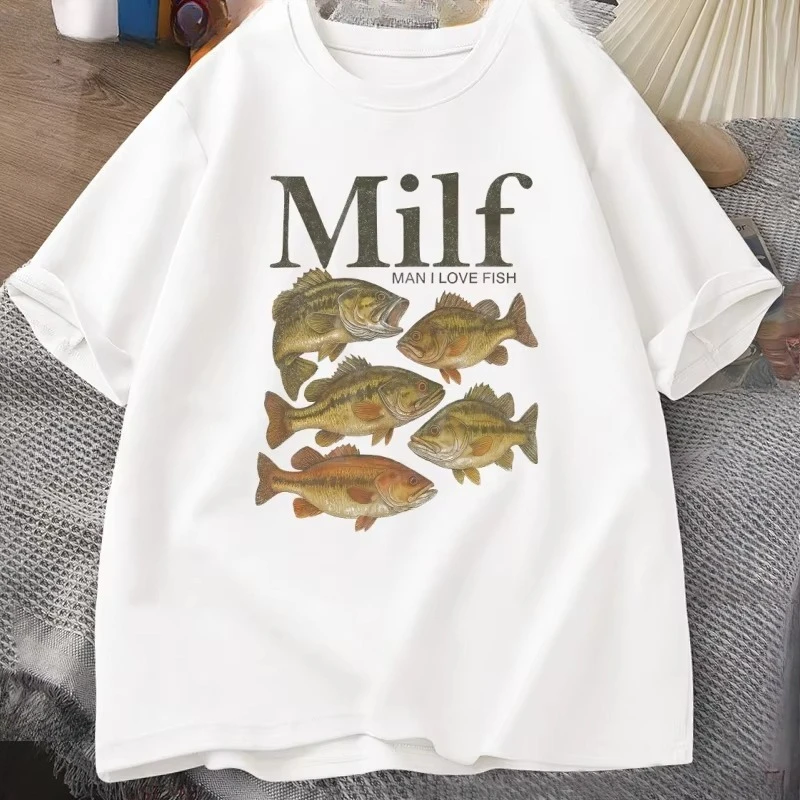 Man I Love Fish T-Shirt Funny Vintage Meme Fish T Shirt Casual Short Sleeve Round Neck Unisex Tee Cotton Loose Male Clothes Tops
Man I Love Fish T-Shirt Funny Vintage Meme Fish T Shirt Casual Short Sleeve Round Neck Unisex Tee Cotton Loose Male Clothes Tops