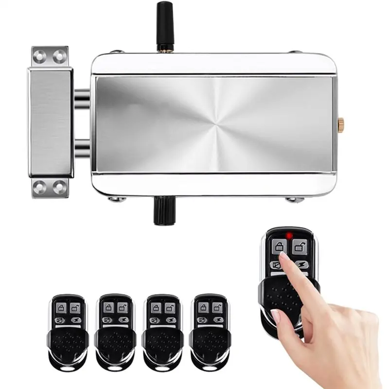 【FLASH DEAL】Remote Control Electronic Smart Intelligent Door Lock,With 5 Remote Control Keys, Design
【FLASH DEAL】Remote Control Electronic Smart Intelligent Door Lock,With 5 Remote Control Keys, Design