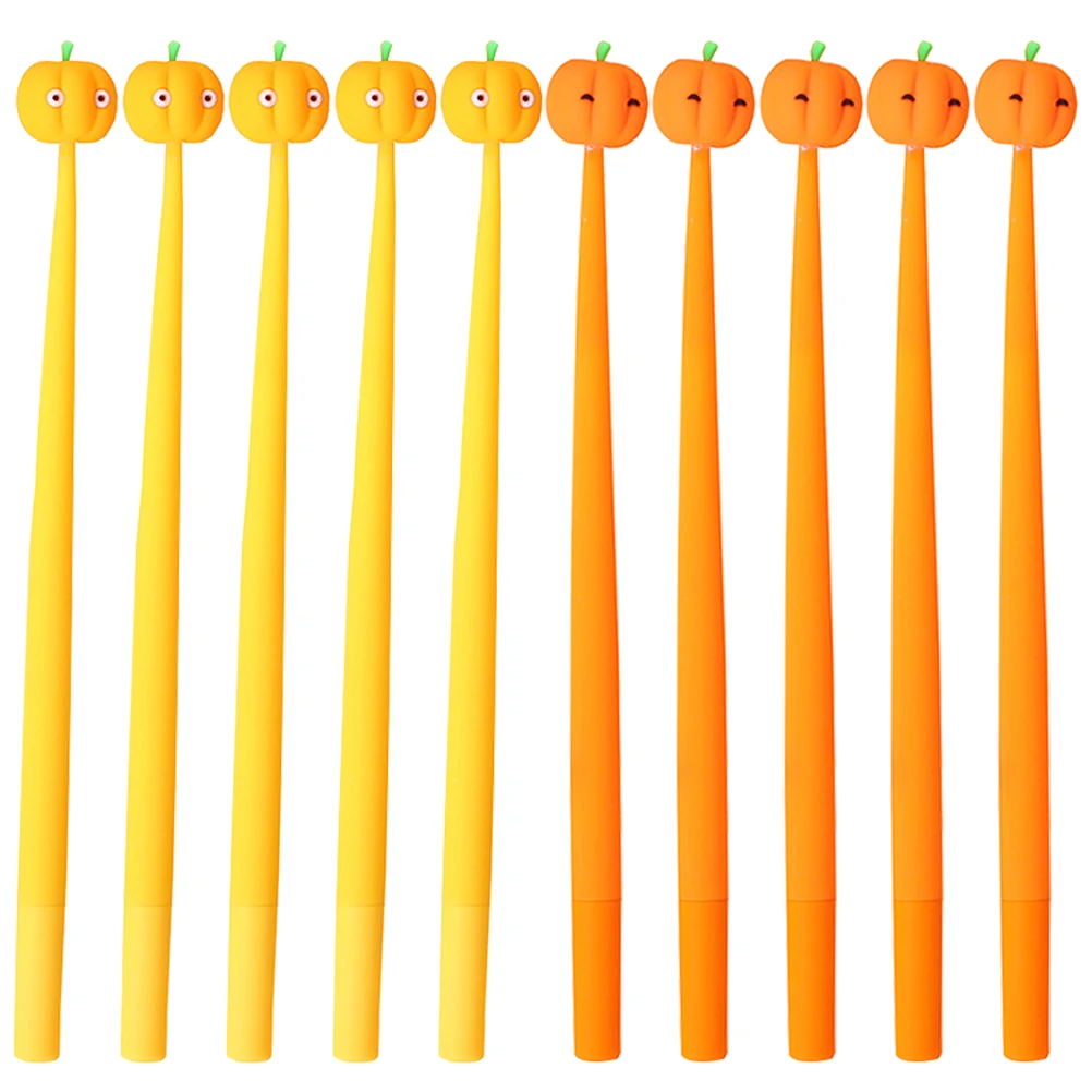 10 Pcs Pumpkin Gel Pen Writing Signature Student Pens Fountain Cartoon Plastic Signing Drawing Use
10 Pcs Pumpkin Gel Pen Writing Signature Student Pens Fountain Cartoon Plastic Signing Drawing Use