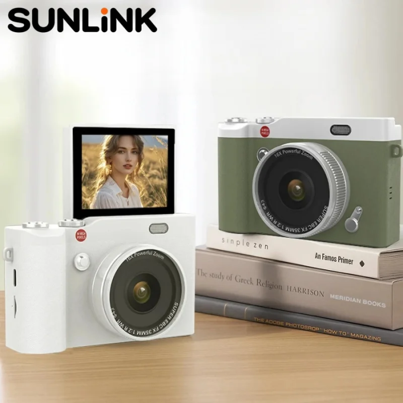 1pc HD CCD digital camera flip screen student photography video retro camera travel portable mini camera birthday gift
1pc HD CCD digital camera flip screen student photography video retro camera travel portable mini camera birthday gift