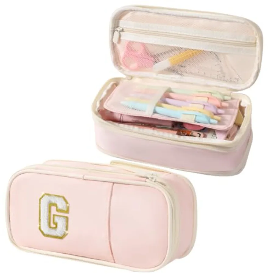 Initial Large Capacity Premium Oxford Cute Aesthetic Pencil Case Pouch Bag Special School Supplies Colored Stationery Organizer
Initial Large Capacity Premium Oxford Cute Aesthetic Pencil Case Pouch Bag Special School Supplies Colored Stationery Organizer