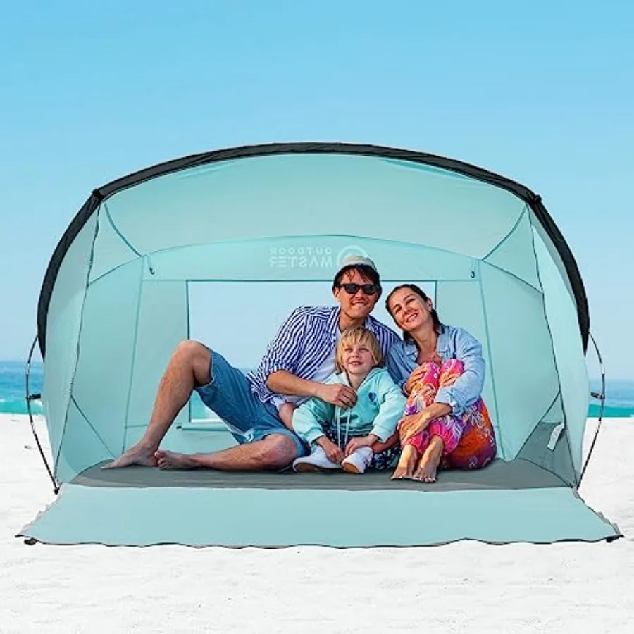 Beach Tent for 3-4 Person - Easy Setup and Portable Beach Shade Sun Shelter Canopy with UPF 50+ UV Protection Removable Skyligh
Beach Tent for 3-4 Person - Easy Setup and Portable Beach Shade Sun Shelter Canopy with UPF 50+ UV Protection Removable Skyligh