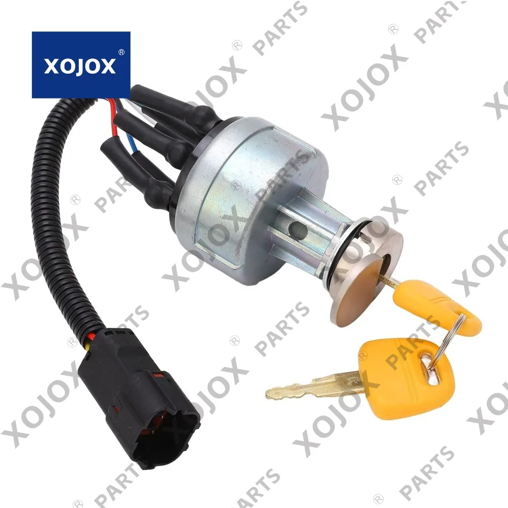 XOJOX Ignition Switch Aluminum Alloy Shell Copper Ignition System Switch with 2 Key for R200 Excavator
XOJOX Ignition Switch Aluminum Alloy Shell Copper Ignition System Switch with 2 Key for R200 Excavator