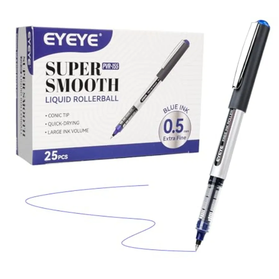 0.5mm Rollerball Pens Extra Fine Point Quick Dry, Liquid Ink Pens Fine Point Smooth Writing Pen for Journaling, Note Taking, Of
0.5mm Rollerball Pens Extra Fine Point Quick Dry, Liquid Ink Pens Fine Point Smooth Writing Pen for Journaling, Note Taking, Of