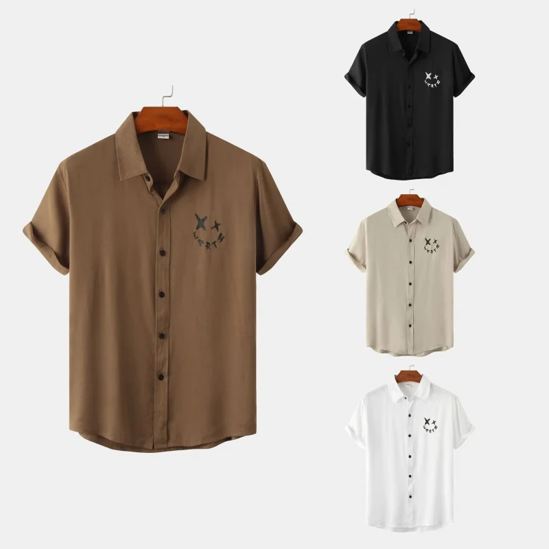 SZYL-Summer Men's Short-Sleeved Shirt Chinese Style Printed Casual Shirt plus Size Men's Clothing Wholesale
SZYL-Summer Men's Short-Sleeved Shirt Chinese Style Printed Casual Shirt plus Size Men's Clothing Wholesale