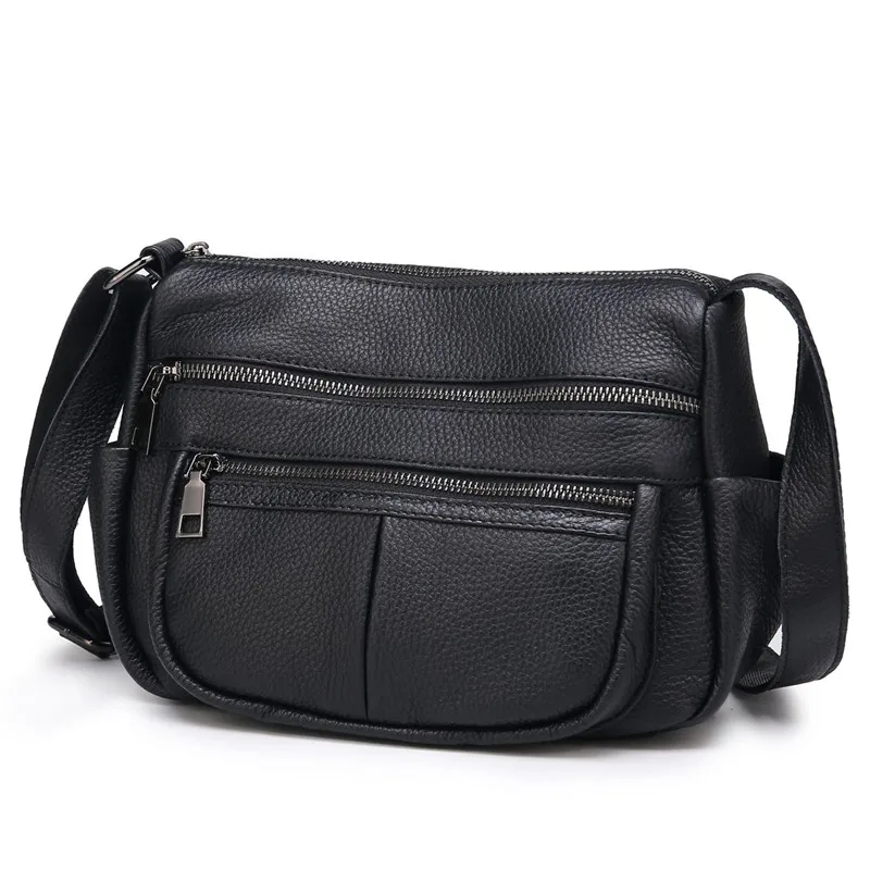 Casual Women Shoulder Bag Genuine Leather Crossbody Bag High Quality Multi-pockets Messenger Bag Soft Cowhide Purse Lady Handbag
Casual Women Shoulder Bag Genuine Leather Crossbody Bag High Quality Multi-pockets Messenger Bag Soft Cowhide Purse Lady Handbag