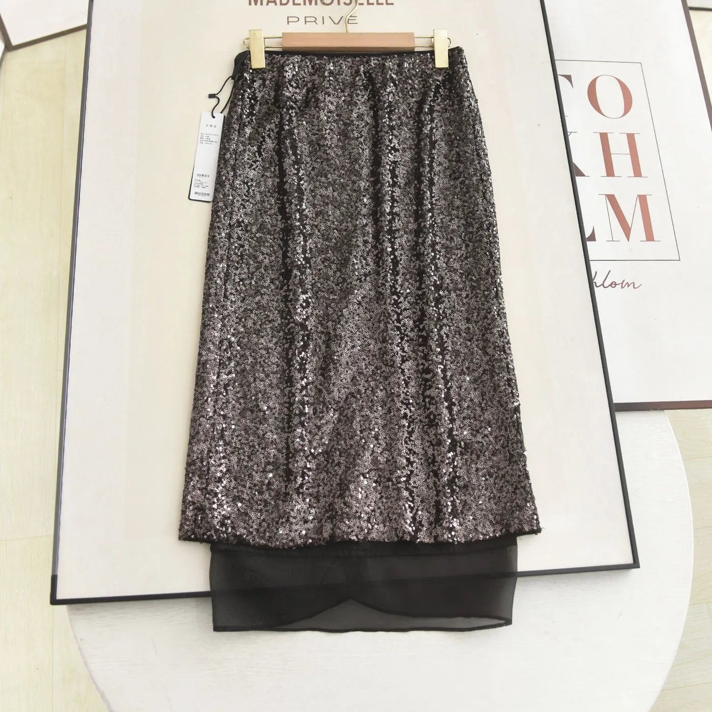 iny Sequin High Waist Midi Skirt Bodycon f-length with Ba Split Casual Sle Women's Skirt Bright Tead Detail
iny Sequin High Waist Midi Skirt Bodycon f-length with Ba Split Casual Sle Women's Skirt Bright Tead Detail