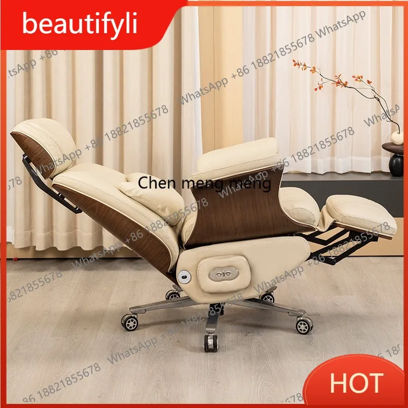 A139 Electric boss chair leather reclining ergonomic chair intelligent sedentary massage computer seat
A139 Electric boss chair leather reclining ergonomic chair intelligent sedentary massage computer seat