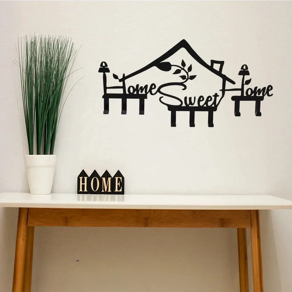 Crafts 1pc Metal Wall Mounted Coat Rack Home Sweet Home - Modern Coat Rack,Wall Hooks, Entryway Decor,Entryway Wall Hooks
Crafts 1pc Metal Wall Mounted Coat Rack Home Sweet Home - Modern Coat Rack,Wall Hooks, Entryway Decor,Entryway Wall Hooks