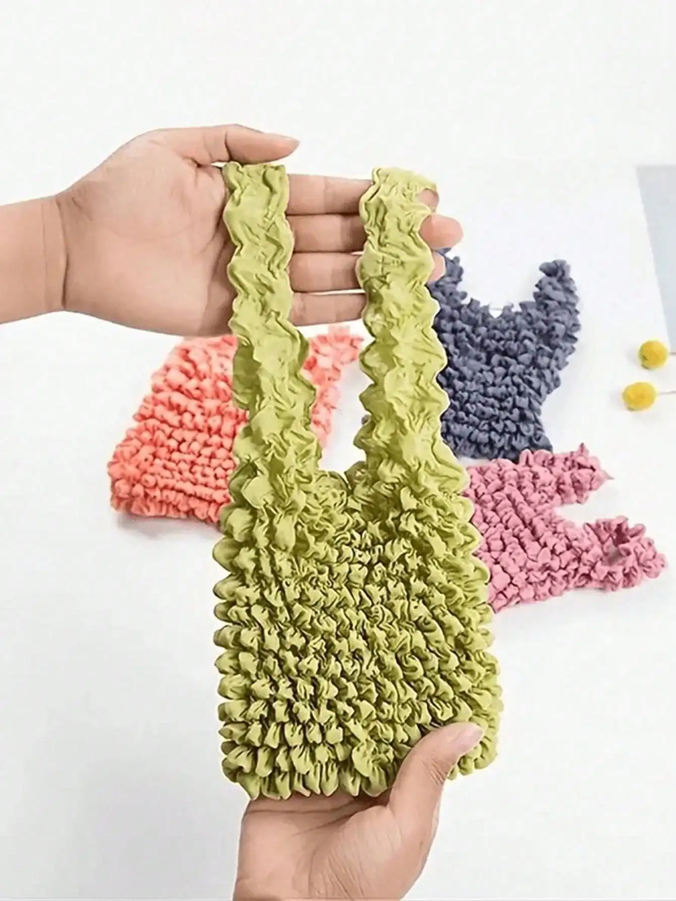 Women's Expandable Tote Bag, Stretchable Shopping Handbag, Large Capacity Reusable Shopping Bag, Elastic & Portable, Suitable For Home, Travel And Shopping, Multi-Color Options, Foldable Shopping Bag, Travel Essential Pineapple Bag, Wrinkle Bubble Bag, Su
Women's Expandable Tote Bag, Stretchable Shopping Handbag, Large Capacity Reusable Shopping Bag, Elastic & Portable, Suitable For Home, Travel And Shopping, Multi-Color Options, Foldable Shopping Bag, Travel Essential Pineapple Bag, Wrinkle Bubble Bag, Su