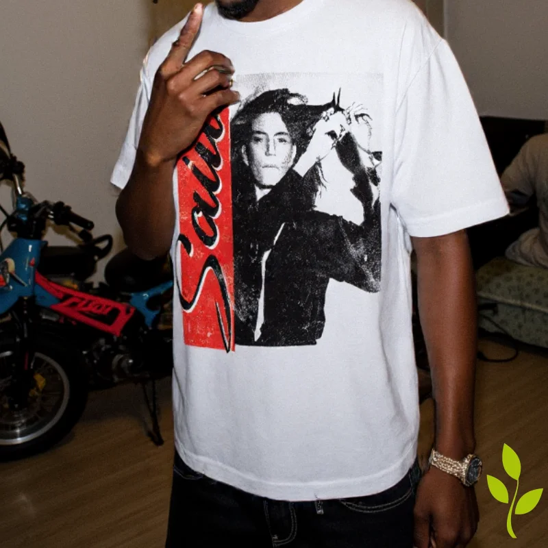 Vintage High Street Saint Tshirt Portrait Alphabet Print Oversized Short Sleeve Couple T Shirt Men Women Summer
Vintage High Street Saint Tshirt Portrait Alphabet Print Oversized Short Sleeve Couple T Shirt Men Women Summer